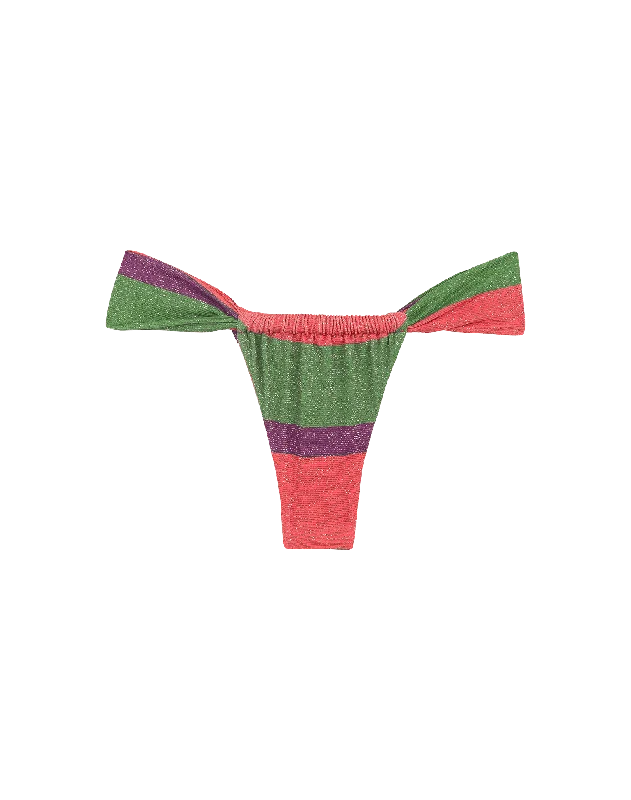 Lace - trimmed women swimwear for an elegant and romantic touchLurex Tanga Bottom - Heatwave Lace - trimmed women swimwear for an elegant and romantic touchLurex Tanga Bottom - Heatwave