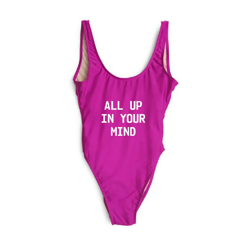 Plus Size Women's Wrap - Style One - Pieces in Burgundy with Belt for a Figure - Flattering OptionALL UP IN YOUR MIND [SWIMSUIT]