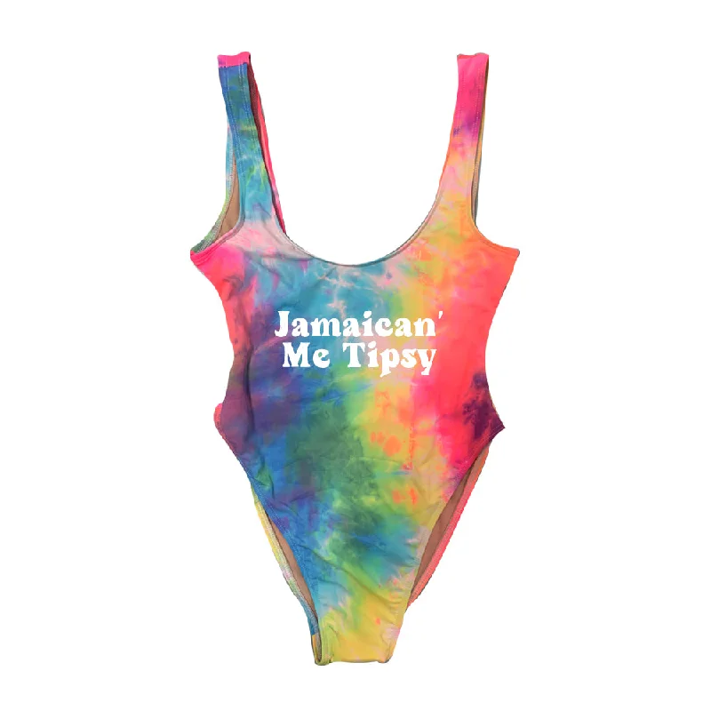 Women's Sheer Paneled One - Pieces in White for a Delicate and Elegant Evening AppearanceJamaican' Me Tipsy [SWIMSUIT]