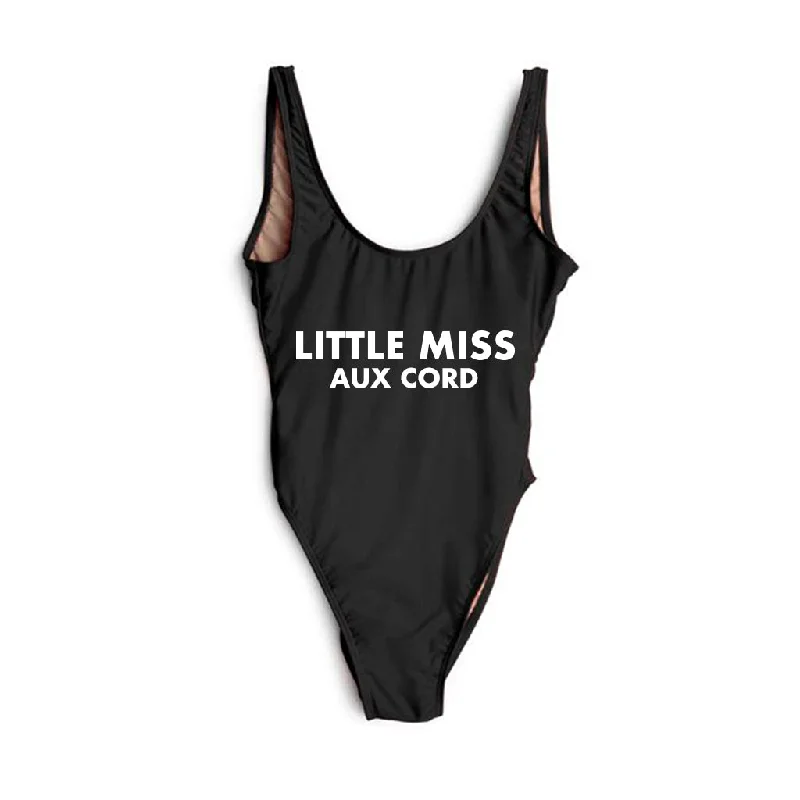 Women's Strapless One - Pieces in Royal Blue with Beaded Accents for a Formal EventLITTLE MISS AUX CORD [SWIMSUIT]