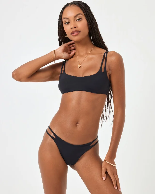 Lace - trimmed women swimwear for an elegant and romantic touchZinnia Bikini Top - Black Lace - trimmed women swimwear for an elegant and romantic touchZinnia Bikini Top - Black