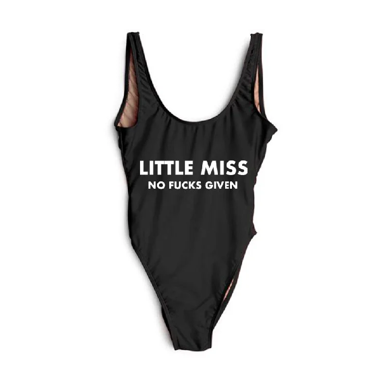 Women's Velvet One - Pieces in Emerald Green for a Luxurious and Sophisticated OccasionLITTLE MISS NO FUCKS GIVEN [SWIMSUIT]