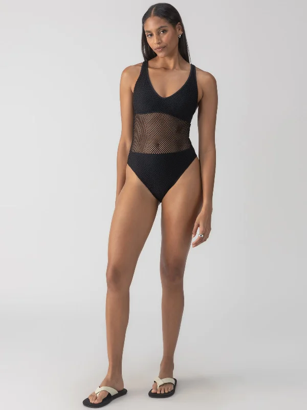 Plus Size Women's Wrap - Style One - Pieces in Burgundy with Belt for a Figure - Flattering OptionSea Crochet High Leg Scoop Neck One-Piece Black Plus Size Women's Wrap - Style One - Pieces in Burgundy with Belt for a Figure - Flattering OptionSea Crochet High Leg Scoop Neck One-Piece Black