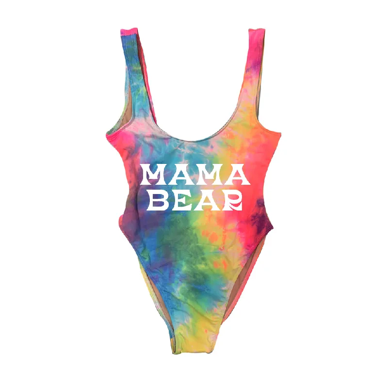 Women's Velvet One - Pieces in Emerald Green for a Luxurious and Sophisticated OccasionMAMA BEAR [SWIMSUIT]