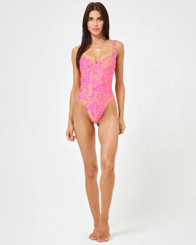 Plus Size Women's Animal Print One - Pieces in Leopard for a Bold and Trendy StatementPrinted Kendal One Piece Plus Size Women's Animal Print One - Pieces in Leopard for a Bold and Trendy StatementPrinted Kendal One Piece