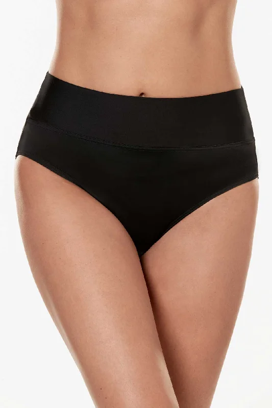 Monokini women swimwear with a unique one - piece - meets - bikini designFoldover Pant Swim Bottom Monokini women swimwear with a unique one - piece - meets - bikini designFoldover Pant Swim Bottom
