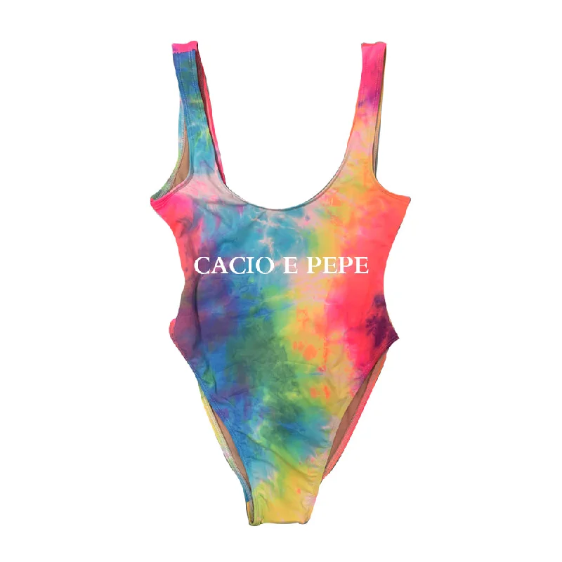 Plus Size Women's Button - Down One - Pieces in Light Blue for a Casual and Comfortable Day OutCacio E Pepe [SWIMSUIT]