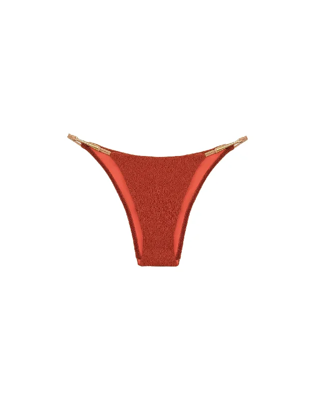 Rash - guard women swimwear for sun protection during water sportsFirenze Mandy Detail Bottom - Redwood Rash - guard women swimwear for sun protection during water sportsFirenze Mandy Detail Bottom - Redwood