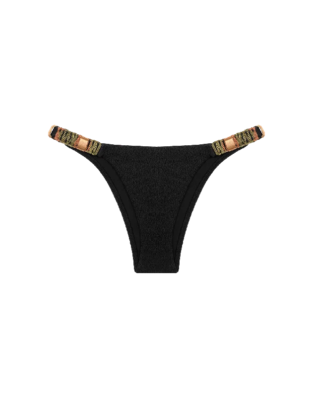 Sustainable women swimwear made from recycled materials for eco - conscious beachgoersFirenze Sally Fany Bottom - Black Sustainable women swimwear made from recycled materials for eco - conscious beachgoersFirenze Sally Fany Bottom - Black