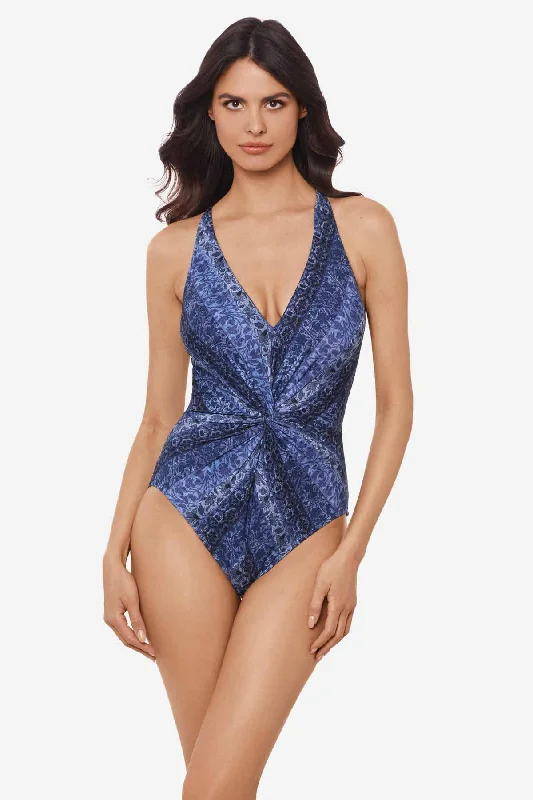 Plus Size Women's Button - Down One - Pieces in Light Blue for a Casual and Comfortable Day OutVia Roma Drew One Piece Swimsuit Plus Size Women's Button - Down One - Pieces in Light Blue for a Casual and Comfortable Day OutVia Roma Drew One Piece Swimsuit
