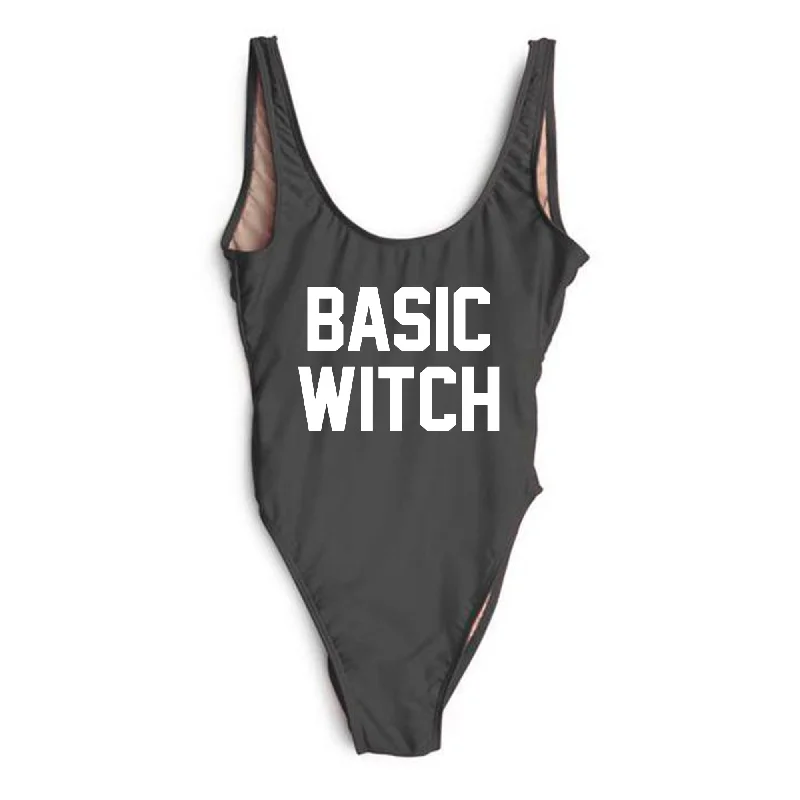 Women's Velvet One - Pieces in Emerald Green for a Luxurious and Sophisticated OccasionBasic Witch Costume [SWIMSUIT]