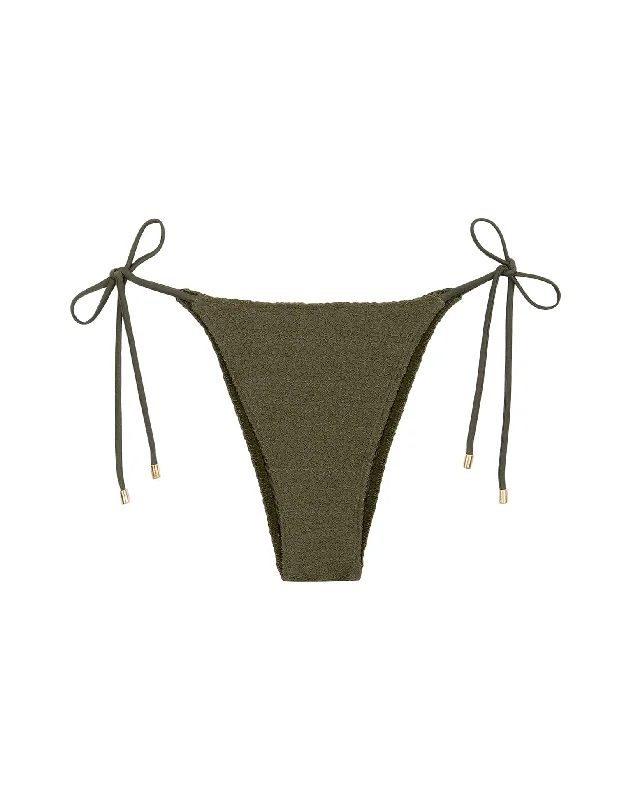 Long - sleeve women swimwear for extra sun protection and modestyMesh Tie Side Bottom - Evergreen Long - sleeve women swimwear for extra sun protection and modestyMesh Tie Side Bottom - Evergreen