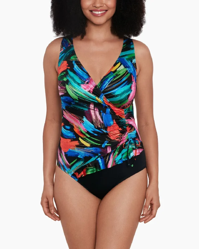Women's Cargo - Style One - Pieces in Khaki with Pockets for a Practical and Stylish Outdoor Look2023 Longitude Side Swipe Ruffle Surplice Swimsuit - L232210 Women's Cargo - Style One - Pieces in Khaki with Pockets for a Practical and Stylish Outdoor Look2023 Longitude Side Swipe Ruffle Surplice Swimsuit - L232210
