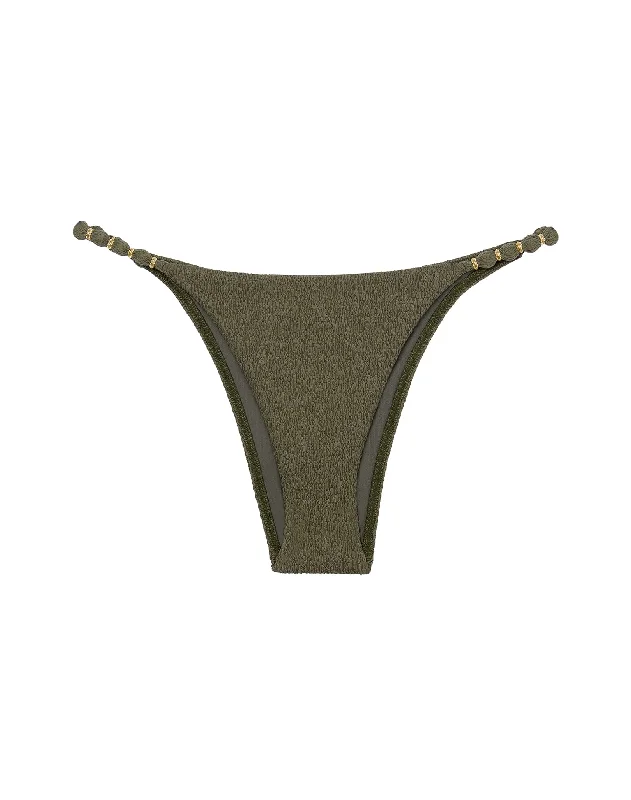 Striped women swimwear with a classic pattern for a timeless beach lookFirenze Beads Bottom - Evergreen Striped women swimwear with a classic pattern for a timeless beach lookFirenze Beads Bottom - Evergreen