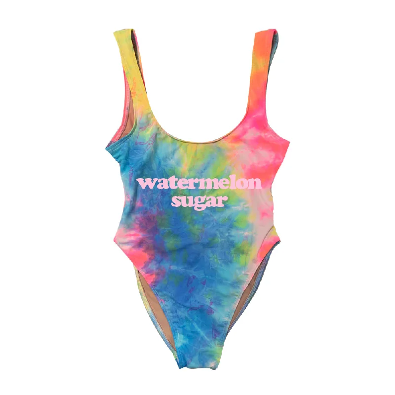 Women's Sequined Mini One - Pieces in Gold for a Glamorous New Year's Eve Partywatermelon sugar [SWIMSUIT]