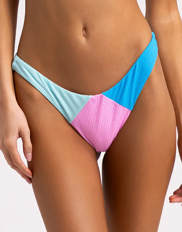 Lace - trimmed women swimwear for an elegant and romantic touchSydney Tango Bottom - Pink/Frozen/Blue Lace - trimmed women swimwear for an elegant and romantic touchSydney Tango Bottom - Pink/Frozen/Blue