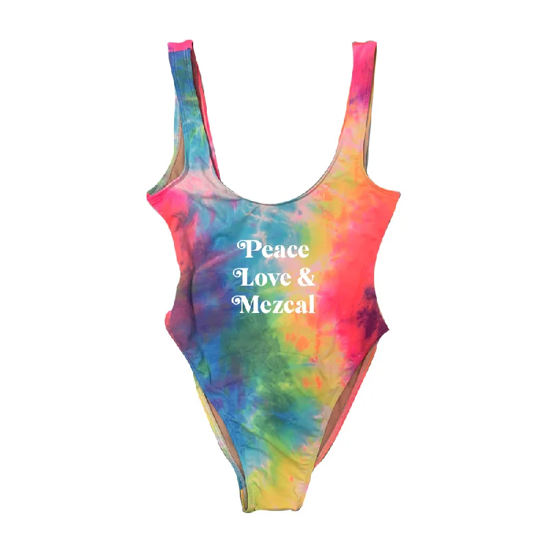 Women's Cut - Out One - Pieces in Black with Geometric Shapes for a Modern and Edgy StylePeace Love & Mezcal [SWIMSUIT]