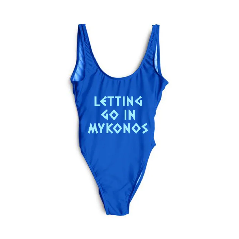 Plus Size Women's Boho - Style One - Pieces in Multicolor with Tassels for a Festival VibeLETTING GO IN MYKONOS [SWIMSUIT]