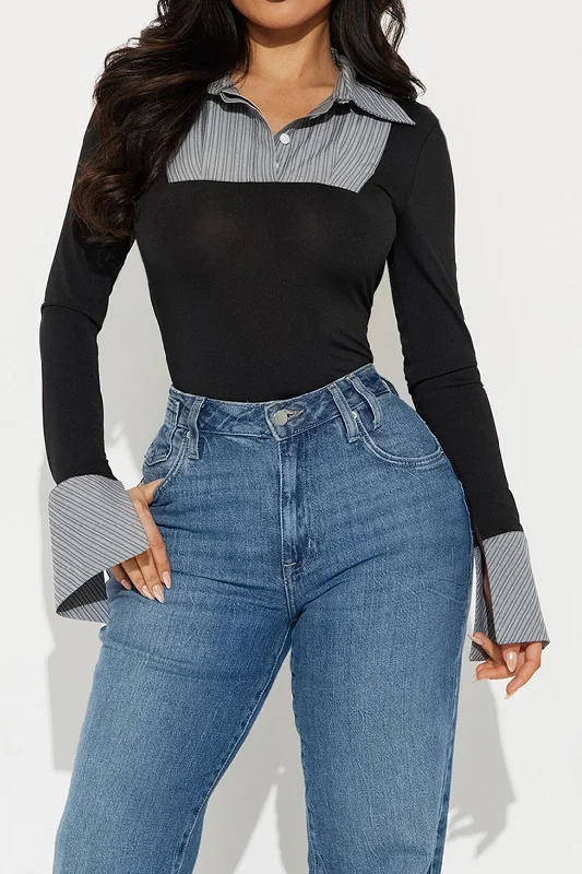 Metallic Accent Women Long Sleeve Top for a Glamorous LookMetallic Accent Women Long Sleeve Top for a Glamorous LookPatchwork Button Bell Sleeve Top Metallic Accent Women Long Sleeve Top for a Glamorous LookMetallic Accent Women Long Sleeve Top for a Glamorous LookPatchwork Button Bell Sleeve Top