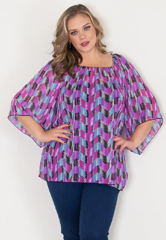 Organic Cotton Women Long Sleeve Top for Eco - Friendly ComfortOrganic Cotton Women Long Sleeve Top for Eco - Friendly ComfortPaloma Chiffon Top