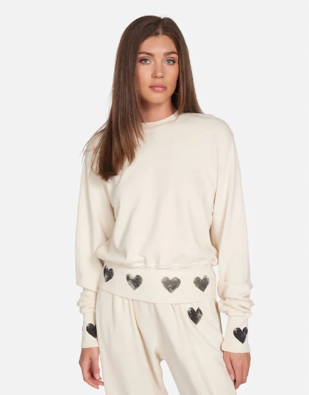 Pocket - Equipped Women Long Sleeve Top for Added FunctionalityPocket - Equipped Women Long Sleeve Top for Added FunctionalityKamon Heart Print Pocket - Equipped Women Long Sleeve Top for Added FunctionalityPocket - Equipped Women Long Sleeve Top for Added FunctionalityKamon Heart Print