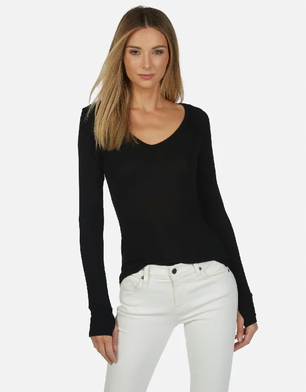 Lace - Trimmed Women Long Sleeve Top for an Elegant LookLace - Trimmed Women Long Sleeve Top for an Elegant LookOtis Black Lace - Trimmed Women Long Sleeve Top for an Elegant LookLace - Trimmed Women Long Sleeve Top for an Elegant LookOtis Black