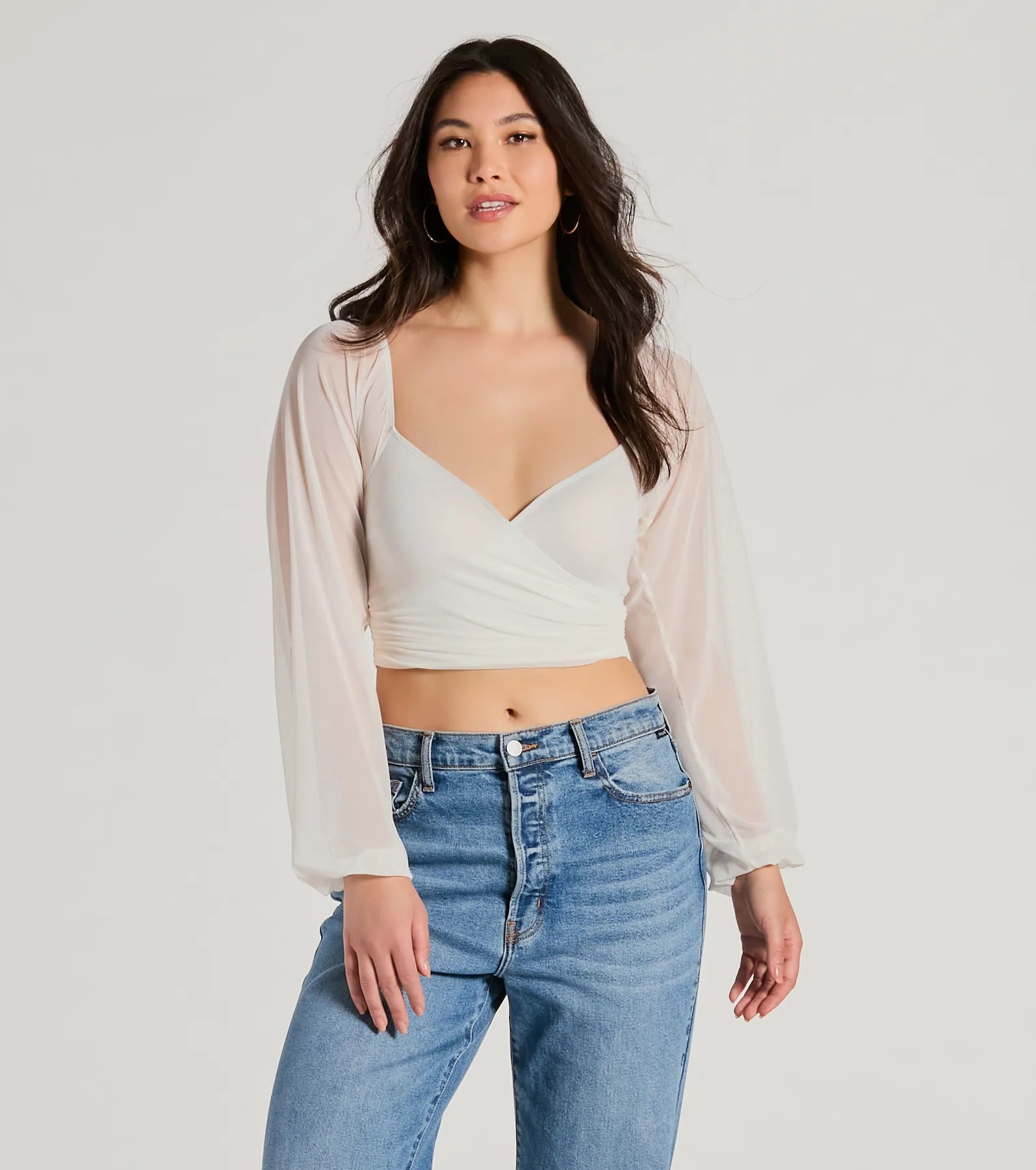 Puffer - Sleeve Women Long Sleeve Top for a Fashion - Forward LookPuffer - Sleeve Women Long Sleeve Top for a Fashion - Forward LookAhead Of The Trend Surplice V-Neck Crop Top Puffer - Sleeve Women Long Sleeve Top for a Fashion - Forward LookPuffer - Sleeve Women Long Sleeve Top for a Fashion - Forward LookAhead Of The Trend Surplice V-Neck Crop Top