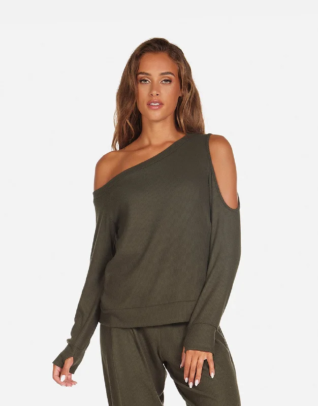 Ribbed Women Long Sleeve Top with a Textured AppealRibbed Women Long Sleeve Top with a Textured AppealLink Cold Shoulder Top Ribbed Women Long Sleeve Top with a Textured AppealRibbed Women Long Sleeve Top with a Textured AppealLink Cold Shoulder Top