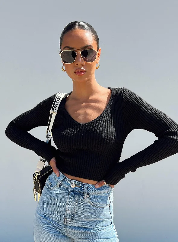 Metallic Accent Women Long Sleeve Top for a Glamorous LookMetallic Accent Women Long Sleeve Top for a Glamorous LookMeier Long Sleeve Top Black Metallic Accent Women Long Sleeve Top for a Glamorous LookMetallic Accent Women Long Sleeve Top for a Glamorous LookMeier Long Sleeve Top Black