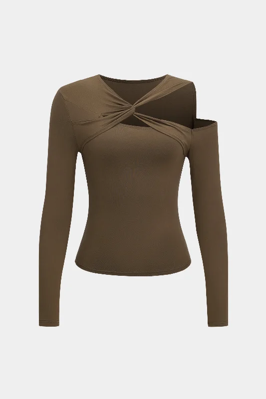 Wrap - Style Women Long Sleeve Top for a Versatile FitWrap - Style Women Long Sleeve Top for a Versatile FitTwist Asymmetry V-Neck Long-Sleeve Top Wrap - Style Women Long Sleeve Top for a Versatile FitWrap - Style Women Long Sleeve Top for a Versatile FitTwist Asymmetry V-Neck Long-Sleeve Top