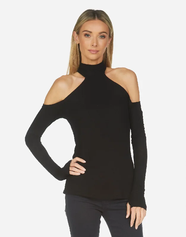 Organic Cotton Women Long Sleeve Top for Eco - Friendly ComfortOrganic Cotton Women Long Sleeve Top for Eco - Friendly ComfortLevon L/S Top w/ Shoulder Cutout