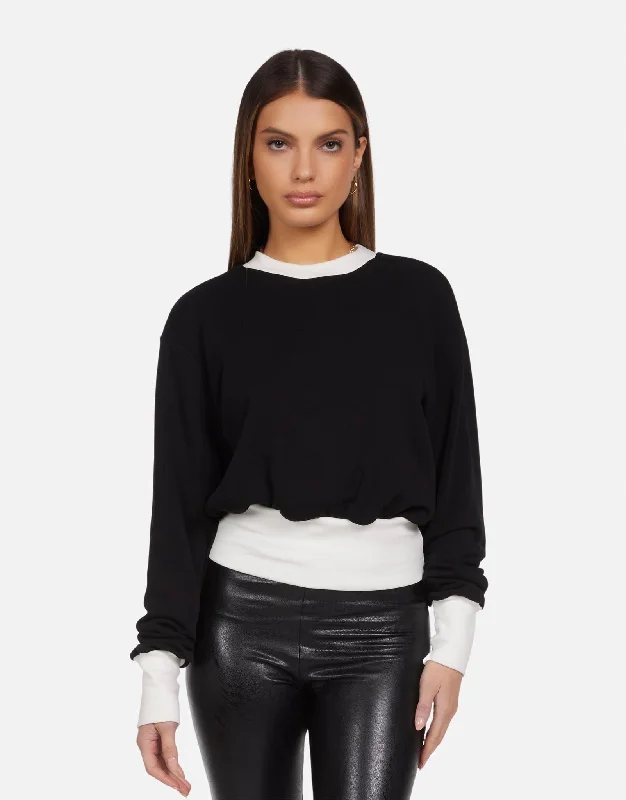 Mock Neck Women Long Sleeve Top for a Modern AestheticMock Neck Women Long Sleeve Top for a Modern AestheticTrayvon Black Mock Neck Women Long Sleeve Top for a Modern AestheticMock Neck Women Long Sleeve Top for a Modern AestheticTrayvon Black