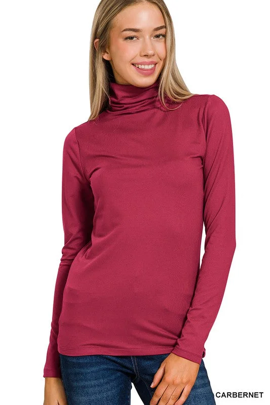Lace - Trimmed Women Long Sleeve Top for an Elegant LookLace - Trimmed Women Long Sleeve Top for an Elegant LookKORI PREMIUM MICROFIBER MOCK NECK TOP S-XL Lace - Trimmed Women Long Sleeve Top for an Elegant LookLace - Trimmed Women Long Sleeve Top for an Elegant LookKORI PREMIUM MICROFIBER MOCK NECK TOP S-XL