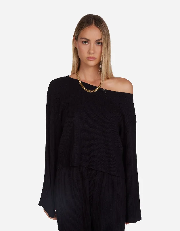 Cropped Women Long Sleeve Top to Pair with High - Waisted BottomsCropped Women Long Sleeve Top to Pair with High - Waisted BottomsRolando Black Cropped Women Long Sleeve Top to Pair with High - Waisted BottomsCropped Women Long Sleeve Top to Pair with High - Waisted BottomsRolando Black