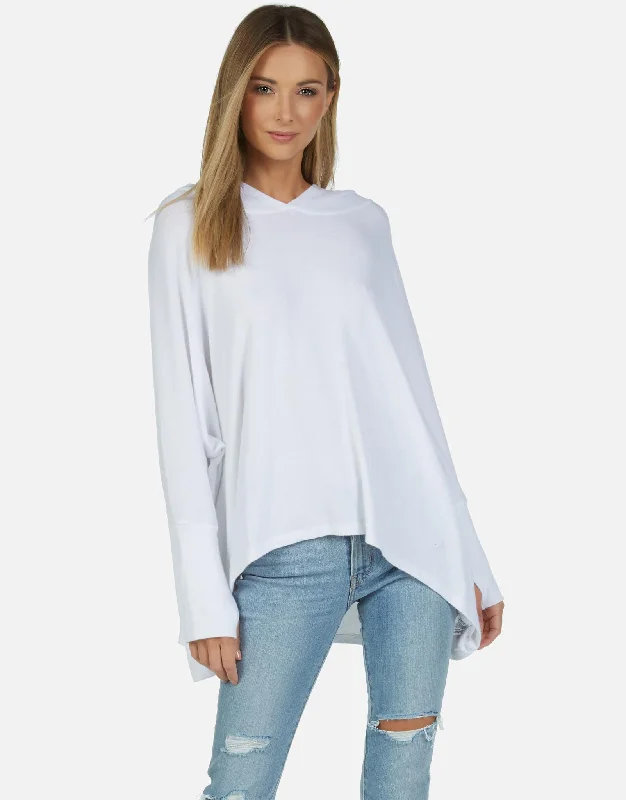 Pocket - Equipped Women Long Sleeve Top for Added FunctionalityPocket - Equipped Women Long Sleeve Top for Added FunctionalityDash Oversized Hoodie White Pocket - Equipped Women Long Sleeve Top for Added FunctionalityPocket - Equipped Women Long Sleeve Top for Added FunctionalityDash Oversized Hoodie White