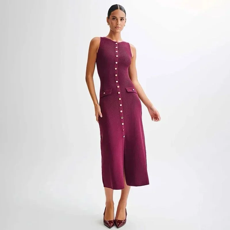 Wrap - style midi dresses in silk for a sophisticated office look Picante Luxe Soft Knit Dress Wrap - style midi dresses in silk for a sophisticated office look Picante Luxe Soft Knit Dress
