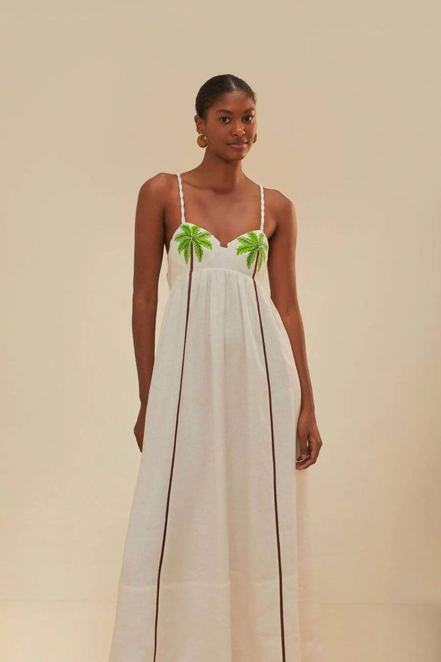 Midi dresses with off - the - shoulder necklines for a flirty look Palm Breezy Summer Dress Midi dresses with off - the - shoulder necklines for a flirty look Palm Breezy Summer Dress