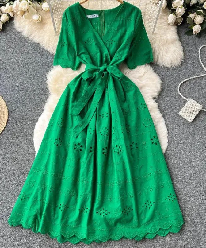Maxi - inspired midi dresses with flowing fabrics for a beachy vibe Aimee Cotton Dress Maxi - inspired midi dresses with flowing fabrics for a beachy vibe Aimee Cotton Dress