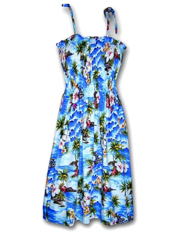 Midi dresses with V - necklines for a flattering and elongating effect Tube-Top Midi Hookipa Hibiscus Dress Midi dresses with V - necklines for a flattering and elongating effect Tube-Top Midi Hookipa Hibiscus Dress