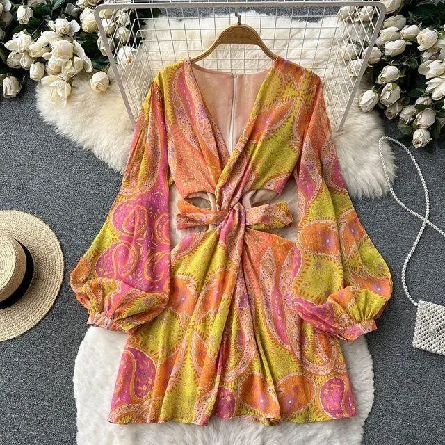 Linen mini dresses for a breathable summer option Lilliana Summer Dress