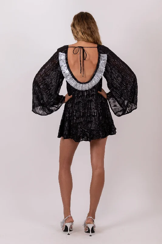 Plaid mini dresses for fall fashion INDETTE SHORT DRESS
