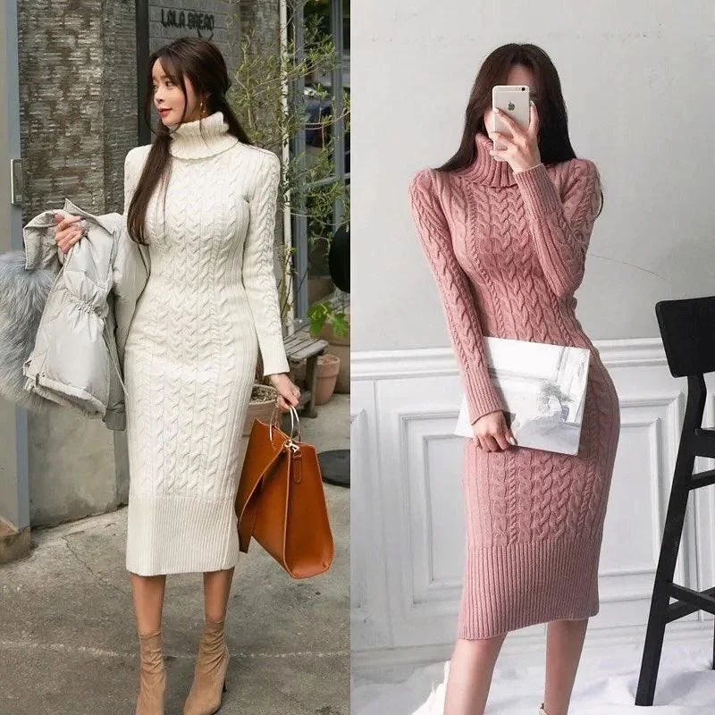 Midi dresses with ruffled hems for a romantic date night Bradshaw Luxury Knitted Dress Midi dresses with ruffled hems for a romantic date night Bradshaw Luxury Knitted Dress