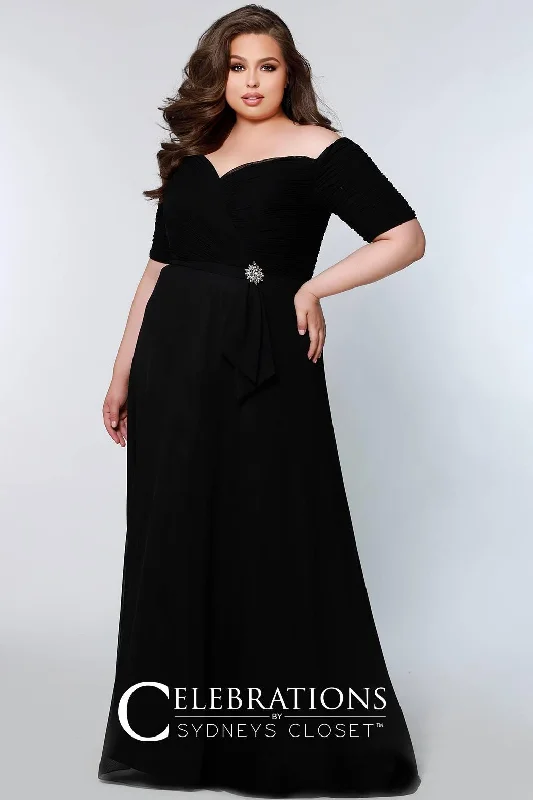 A - line maternity dress for a flattering fit Sydneys Closet Long Mother of the Bride Formal Gown A - line maternity dress for a flattering fit Sydneys Closet Long Mother of the Bride Formal Gown