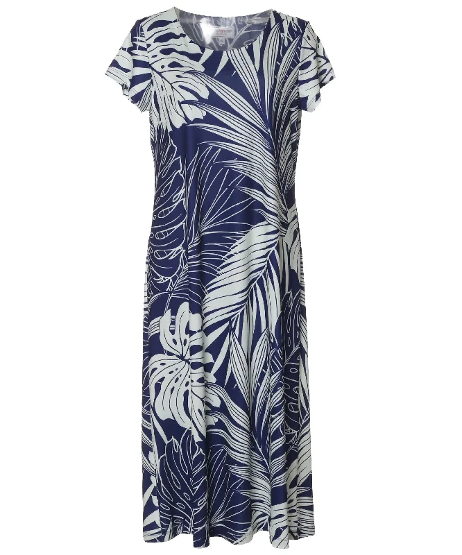 Midi dresses with cotton - blend materials for everyday comfort Palms Knit Dress Knee Length with Sleeves Midi dresses with cotton - blend materials for everyday comfort Palms Knit Dress Knee Length with Sleeves