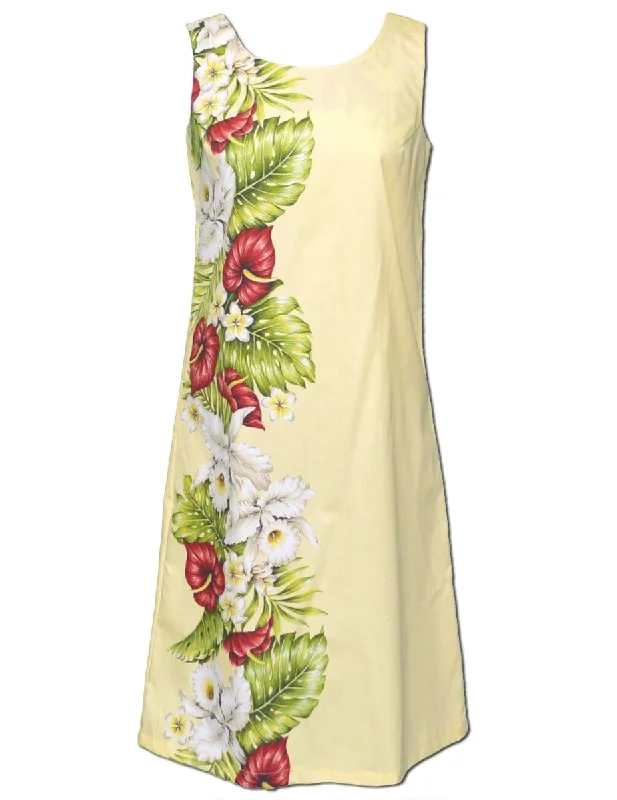 Midi dresses with geometric cutouts for a contemporary and edgy look Sleeveless Bias Dress Hawaiian Alika Knee Length Midi dresses with geometric cutouts for a contemporary and edgy look Sleeveless Bias Dress Hawaiian Alika Knee Length