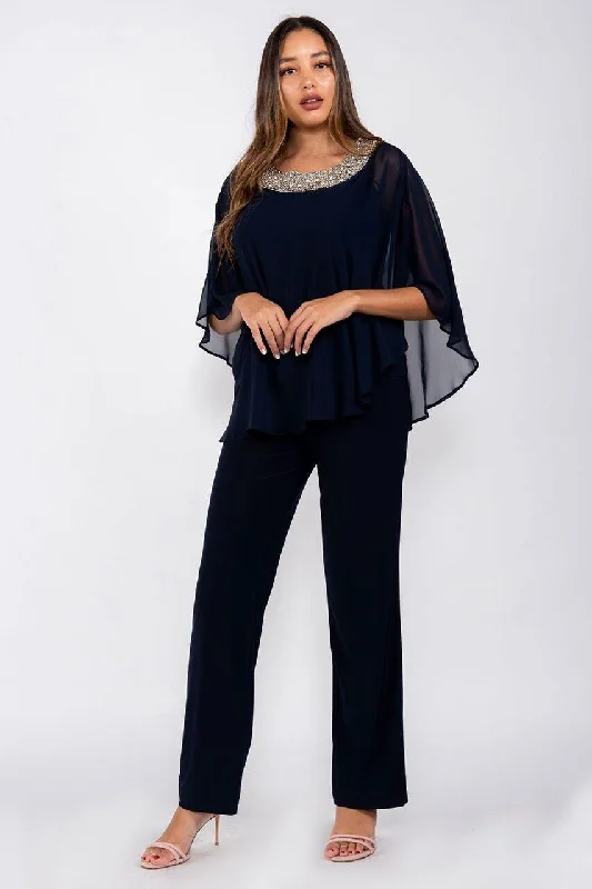 Maternity dress for a baby's baptism R&M Richards 2327 Mother Of The Bride Cape Formal Pantsuit Maternity dress for a baby's baptism R&M Richards 2327 Mother Of The Bride Cape Formal Pantsuit