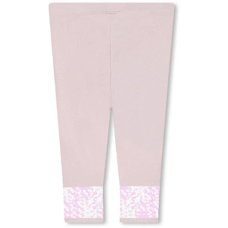Plus Size Women's Embroidered Tight Trousers in White for a Feminine and Elegant StyleBillieblush Pink Legging Plus Size Women's Embroidered Tight Trousers in White for a Feminine and Elegant StyleBillieblush Pink Legging