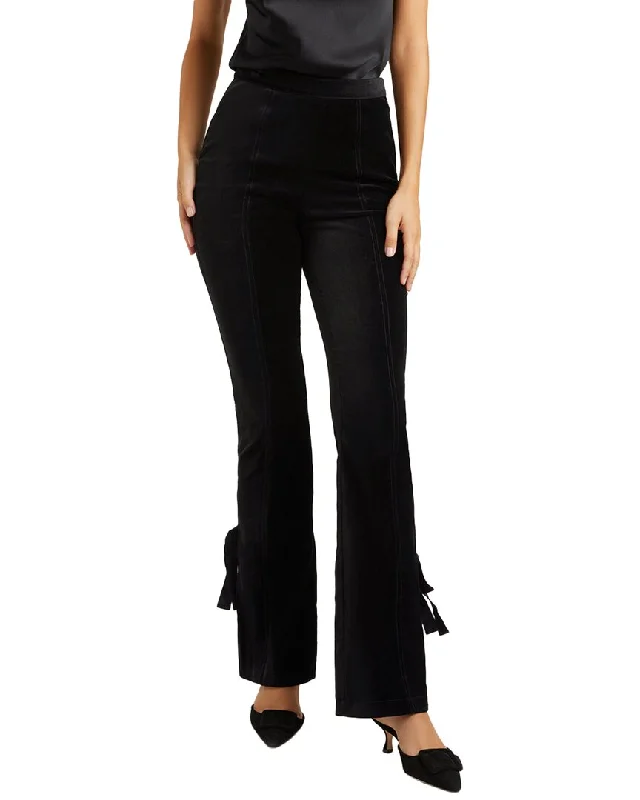 Plus Size Women's Plaid Tight Trousers in Multicolor for a Stylish and Classic LookCinq à Sept Velvet Long Lou Pant Plus Size Women's Plaid Tight Trousers in Multicolor for a Stylish and Classic LookCinq à Sept Velvet Long Lou Pant