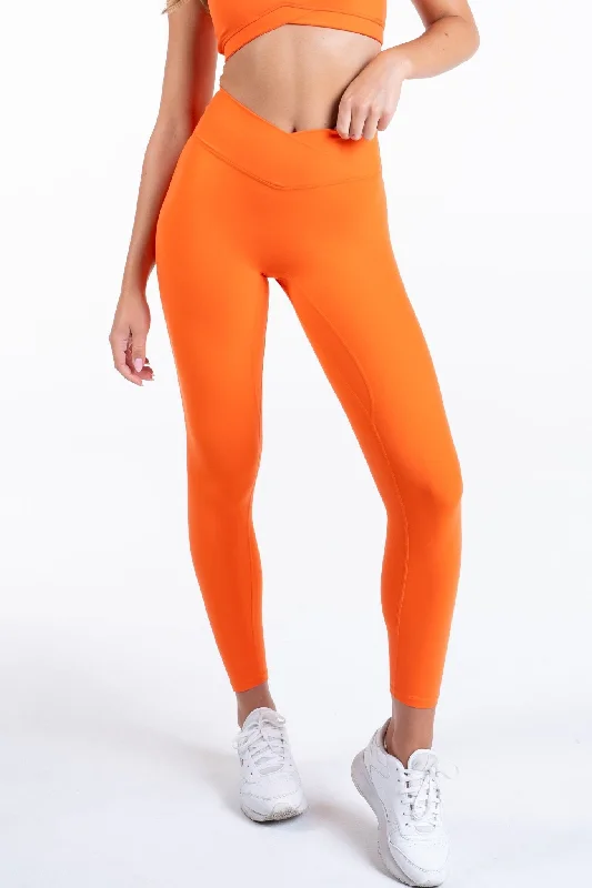 Women's Tight Trousers with Rhinestone Embellishments in Silver for a Sparkly LookCloud II™ Crossover Pant - Peach Women's Tight Trousers with Rhinestone Embellishments in Silver for a Sparkly LookCloud II™ Crossover Pant - Peach