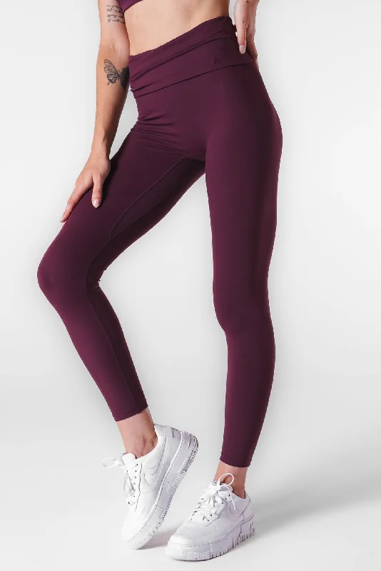 Women's Fleece - Lined Tight Trousers in Dark Blue for Warmth in Cold WeatherCloud II™ Foldover Pant - Wine Women's Fleece - Lined Tight Trousers in Dark Blue for Warmth in Cold WeatherCloud II™ Foldover Pant - Wine